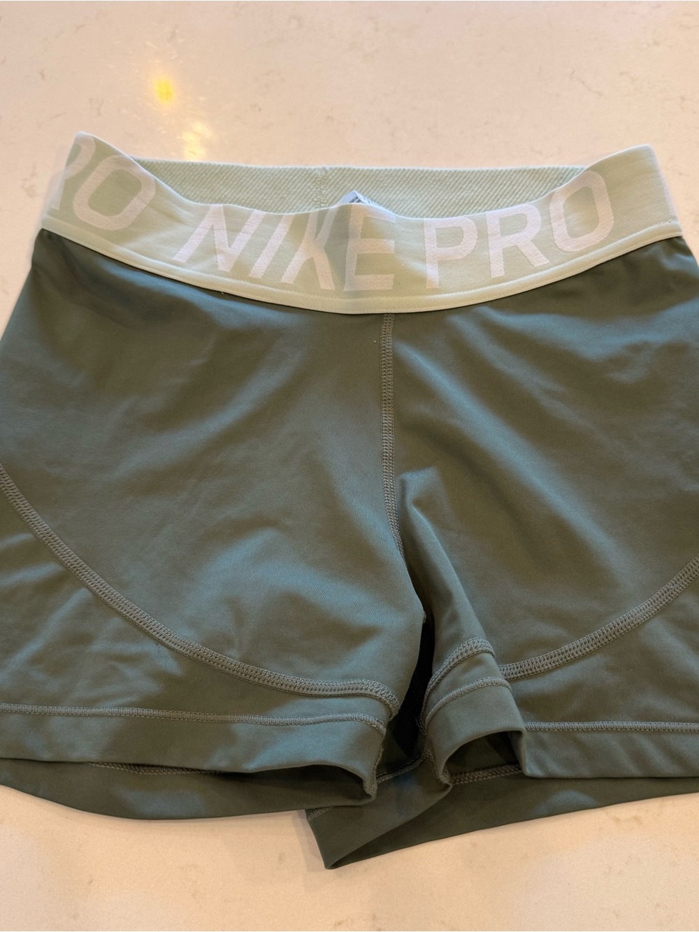 Nike Pro Women's Sage Green Training Shorts